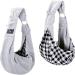 Cuby pet shape turnable for free hands pleasantly soft with pockets on both sides for small dogs puppies cats rabbits gray 1 piece (1 pack)