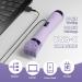 Buy Bikini Trimmer for Women - 2 in 1 Electric Shaver & Waterproof Pubic Hair Remover - USB-C Charging Painless with Dual Lights in Purple - Buy Online on GoSupps.com