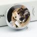 Travel Pill Box with Dog Print | 3 Compartment Portable Medicine Organizer for Purse & Pocket - Buy Online on GoSupps.com