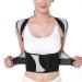 Full Back Posture Corrector Therapy Corset Shoulder Clavicle Spine Lumbar Support Belt Adjustable Waist Back Posture Trainer Bandage For Men Women Kids(3XL) 3XL Black