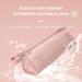 Hair Dryer Carrying Bag Waterproof High Capacity Useful Travel Faux Leather Hair Curler Storage Pouch Pink - Buy Online on GoSupps.com