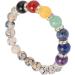Chakra Bracelet with Crystals | 7 Chakras Meditation & Relaxation | Unisex Stress Relief Bracelet for Energy Balance & Inner Peace - Buy Online on GoSupps.com