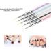 Pack of 5 Nail Dotting Tools Set Crystal Rhinestones Manicure Painting Pen Nail Art Kit 5 Colors - Buy Online on GoSupps.com