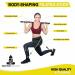 Spirited Namaste Pilates Bar Kit - Portable Home Gym with Resistance Bands | Adjustable 20-40 lb Workout Equipment for Men & Women - Buy Online on GoSupps.com