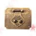 CHILDWEET Menorah Box Decorative Cabinet Decked Pure Copper Latch Pirate Vintage Hardware Cleat Lock Old Fashioned Retro Decor 6.5*5.2cm As Shown - Buy Online on GoSupps.com