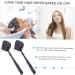 PLAFOPE 2pcs Dry Hair Cap Portable Hair Salon Heat Cap Adjustable Hooded Bonnet Heat Cap for Hair 190t Black - Buy Online on GoSupps.com