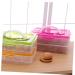 Angoily 3 Food Boxes Deviled Egg Containers Fridge Egg Storage Organizer Egg Tray Pink Egg Carton Portable Pink medium - Buy Online on GoSupps.com