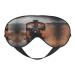 Locomotive Print Ultra-Soft Light-Blocking Eye Mask for Optimal Comfort and Restful Sleep