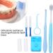 Orthodontic Care Set - Braces Cleaning Brush Interdental Brush Wax Tools & Dental Floss Retractor for Optimal Oral Hygiene - Buy Online on GoSupps.com