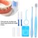 Portable Oral Care Kit for Braces Interdental Brush & Orthodontic Wax Tools for Effective Cleaning - Buy Online on GoSupps.com