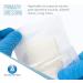 Dynarex DynaGinate Calcium Alginate Wound Dressing - Sterile Non-Stick Gel Pads for Cuts - 10 Count 2x2 Inch - Medical Grade for Moderate to High Exuding Wounds - Buy Online on GoSupps.com