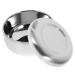 Rustproof shaving bowl shaving soap men can can stainless steel container Razor shell for shell with lid beard foam shell shaving brushes and shell shave soup cup hair care man