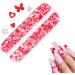 Manicure Accessories Nail Art Shiny Mixed Glitter Flakes Nail Art Sequins Nail Decoration Valentine's Day(style2) - Buy Online on GoSupps.com