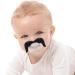 Woys Baby Schnuller - Portable Food-Grade Cute Pacifier with Fun Beard | Perfect Gift for Boys & Girls - Small Bare Binky for Teething - Buy Online on GoSupps.com