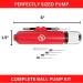 Hand Pump for Balls with 5 Needles - Fast Inflation for Basketball, Soccer, Volleyball, Football - Red - Buy Online on GoSupps.com