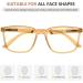 Eyekepper Oversized Reading Glasses | Lightweight Square Frame | Spring Hinges | Reading Aid for Men & Women | International Shipping Available - Buy Online on GoSupps.com