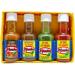 El Yucateco Habanero Hot Sauce Gift Set | 1 x Caribbean Habanero 22ml | 1 x Habanero Hot 22ml | 1 x Habanero Green 22ml | 1 x Habanero Red 22ml - Multipack Gift Set for Hot Sauce Lovers - Buy Online on GoSupps.com