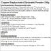 Copper Bisglycinate Powder | Chelated | Immune Support | Vegan (100g) 100 g (Pack of 1) - Buy Online on GoSupps.com