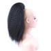 Ponytail Extension Hair High Puff Afro Hairpiece Fake Synthetic Drawstring Ponytail Elastic Hair Extension For Women Kinky Curly Ponytail Synthetic Ponytail Hair Extension(Black 30inches) 30inches Black