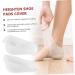 Practical Silicone Heel Lift Inserts - Size 8 White Shoe Pads for Comfort & Support | Shop Internationally - Buy Online on GoSupps.com