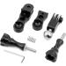 Buy Faefty Ball Joint Bracket for GoPro - 360 Rotatable Aluminum Arm with Wrench | Compatible with Hero 11 10 9 8 7 6 5 4 SJCAM & YICAM - Buy Online on GoSupps.com