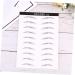FOMIYES 4 Sheets Pairs Makeup Stickers Realistic Waterproof Imitation Eyebrows Cosmetic Supplies Hair Miss - Buy Online on GoSupps.com