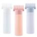 3 pieces Root Comb Applicator Bottle Applicator Bottle Comb Applicator Bottle Hair Oil Bottle with Graduated Brush 180ml Hair Dyeing Bottle Brush Comb with Graduated Scale