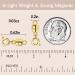 8Pcs Necklace Clasps and Closures Converters - Gold & Silver Plated Jewelry Making Clasp for Bracelet Necklaces Chain - Small Size 5MM - Buy Online on GoSupps.com