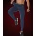 SILKWORLD Men's Compression Pants 3 Pack with Pockets - Cool Dry Gym Leggings Running Tights - C2 Fleece Lined - Black, Grey, Navy Blue - Medium - Buy Online on GoSupps.com