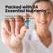 Fruits and Veggies Supplement 36 Fruits & Vegetables with 24 Essential Vitamins Minerals & Trace Elements High in Fiber for Digestion & Constipation Relief Daily Nutritional Support 120 Capsules - Buy Online on GoSupps.com