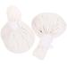 Niyangle thai spa herbal massage compress balls 2 pieces body relaxation spa aroma relaxed ball chinese herbal bag warm hot massage ball for at home salon body muscle 12x10cm white