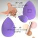 Silk Complexion Makeup Sponge Set Wet and Dry Detailed Blending Makeup Sponges Unrivalled Detailing Makeup Application Latex Free and Easy Clean Unique Fine Detailing Makeup Sponges. (Purple) - Buy Online on GoSupps.com