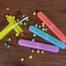 Toothbrushes case toothbrush cover 4PCs portable toothbrush container environmentally friendly transparent candy -colored toothbrushes cover case for trips in the free camping family school business trip