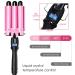 3 Barrel Hair Curler with LCD Display - Professional Wave Curling Iron for Long & Short Hair - Adjustable Temperature & Portable - Buy Online on GoSupps.com