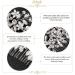 Rhinestone Wedding Hair Comb with Leaf Bead Design - Crystal Bridal Headpiece for Bride and Bridesmaids (Silver) - Buy Online on GoSupps.com