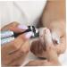 1PC Electric Nail File with 5 Replaceable Head 20000rpm 4 Speeds 500mAh Micro USB Portable Low Noise Manicure Pedicure Polishing Grinding Peeling Nail Drill for Fingernail Toenail - Buy Online on GoSupps.com