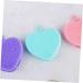 VINTORKY Heart Shaped face Brush Manual Exfoliating Brush Handheld Facial Cleansing Brush face Cleansing Brush Scrubber Manual Facial Cleansing Brush Double Sided face Brush Washing Device 9.8x8.4cm - Buy Online on GoSupps.com