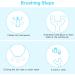 6 in 1 Baby Training Toothbrush Set - Food Grade Silicone - Ages 6 Months and Up - Buy Online on GoSupps.com