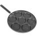 OUNONA 2 Pcs Egg Cooker Pan Ebelskiver Pancake Pan Omelet Frying Pan Wok Ring Donut Mold Non-Stick Frying Pan Poached Egg Pan Griddle Pan Mini Pancake Griddle Omelette Pan Stove Induction 47.5x30.5cmx2pcs Blackx2pcs - Buy Online on GoSupps.com