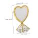 Healeved Nail Art Display Stand - Crystal & Peg Board Earring & Polish Holder - 8.7x6.5cm Assorted Colors - Perfect for Manicure & Nail Display - Buy Online on GoSupps.com