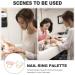 Uonlytech Palettes Nail Art en R sine Forme Bague Lot de 2 Plateau M lange Couleurs pour Salons et Amateurs Manucure - Buy Online on GoSupps.com