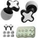 Swimming Ear Plugs - Reusable Silicone Ear Plugs for Noise Reduction | Sleeping Ear Plugs for Concerts Swimming Airplane Musicians Motorcycle Serut Black - Buy Online on GoSupps.com