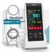Pulsoximeter child oxygen saturation measuring device finger with app hole oxygen measuring device finger oximeter finger oxygen bluetooth for children and baby monitor spo2 heart rate for adults and children