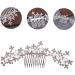 MAGICLULU Rhinestone Alloy Hair Comb Bride Accessories Wedding Hair Accessories Bridal Headpieces Rhinestone Hair Accessories Bridal Flower Hair Comb Hairpin Decorate European and American - Buy Online on GoSupps.com