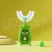 Liquid Silicone Soft Bristle Brush Head Standing Infant Toothbrush Convenient Baby Toothbrush Safe Use Silicone 360 Degree U-shaped Baby Tooth Brush for Daily Use Green Large - Buy Online on GoSupps.com