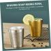 FRCOLOR 5-Pack Stainless Steel Razor Shells for Men - Durable Shaving Soap Sifters Perfect Gift - 7.1x7cm Golden - Buy Online on GoSupps.com