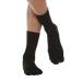 RELAXSAN 650C Diabetic Crew Socks Unisex Five Fingers Socks Seamless Non Binding for Sensitive Feet Cotton and Silver 5-XL Man 9.5-11.5 / Woman 11-12.5 Black