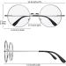 Shop 3-Piece Retro Round Glasses | Unisex Vintage Metal Frame & Clear Lenses - Perfect for Decoration! - Buy Online on GoSupps.com