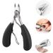 SJLS 1pc Beauty Sharp Curved Paronychia Remover Nail Scissors Manicure Toes Dead Skin Pliers Trimming Nail Clipper Nipper (Color : Black) Black Blue - Buy Online on GoSupps.com