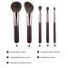 Travel Makeup Brushes Set 5PCS Portable Professional Mini Cosmetic Kit for Blush Contouring & Highlighting - Buy Online on GoSupps.com